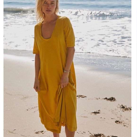 NWT Free People Carter T-Shirt Dress - Picture 1 of 4